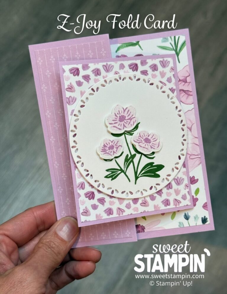 z-joy fold card