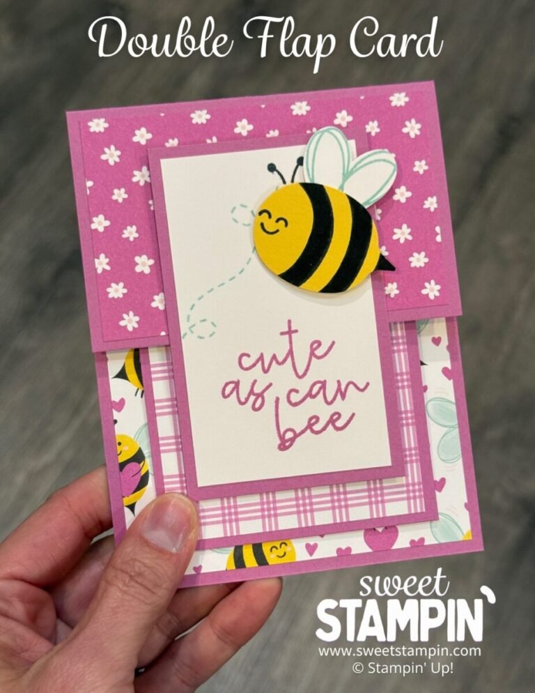 double flap card