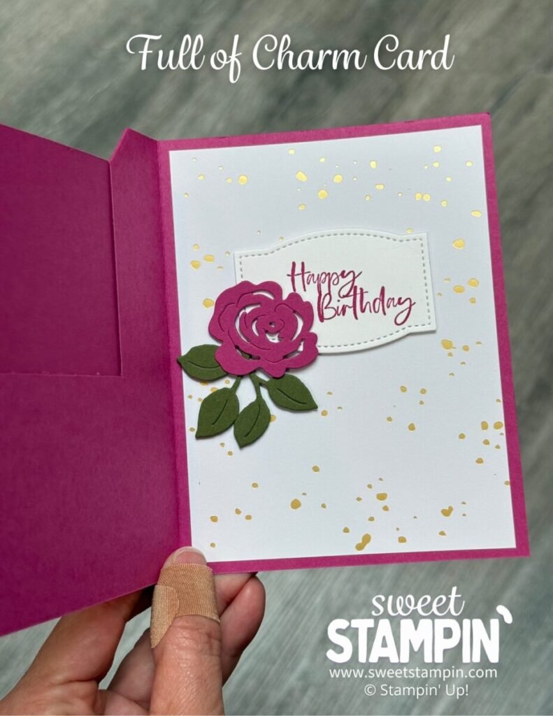 corner flip card