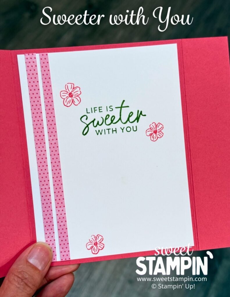 Offset Gatefold card