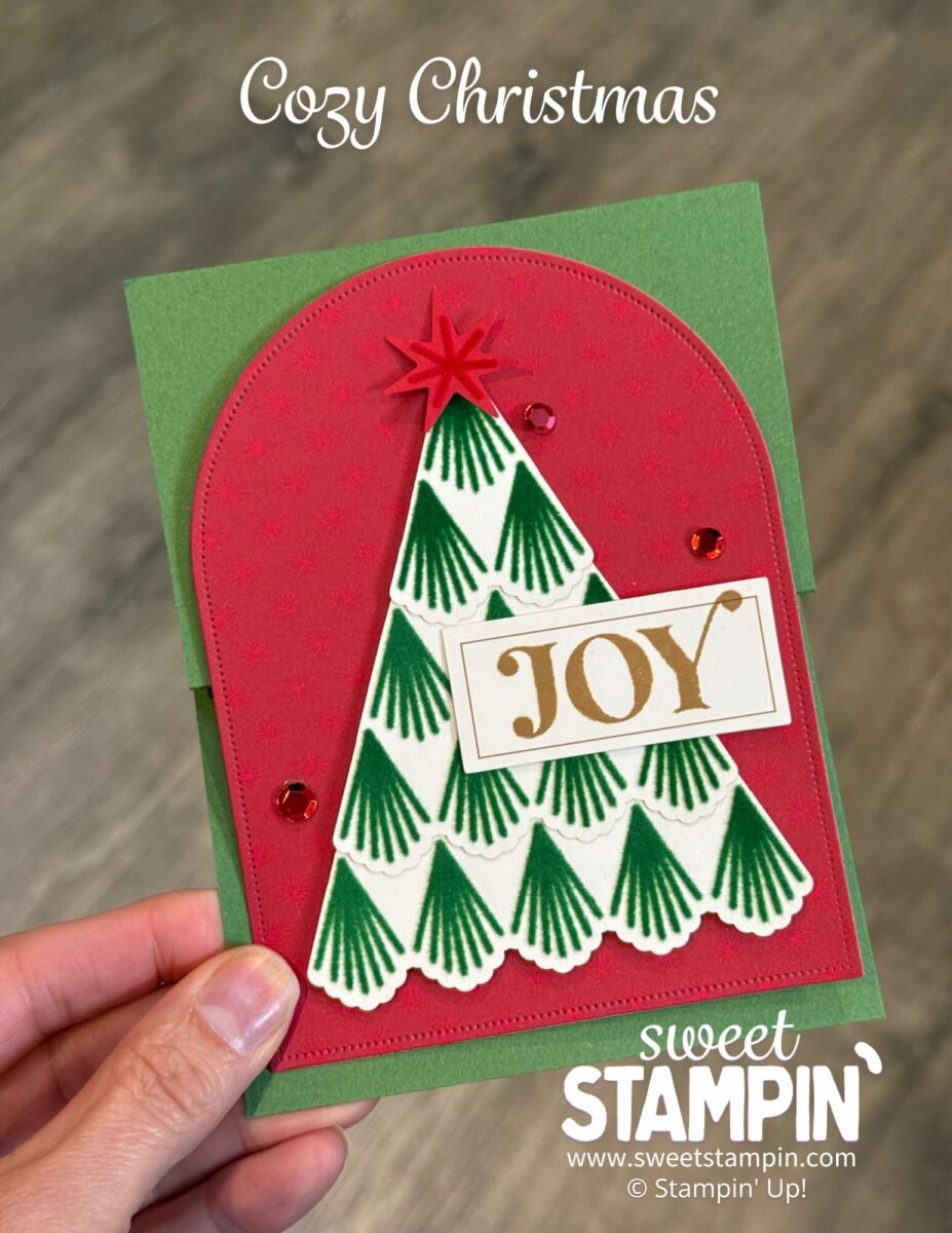 Christmas Tree Easel Card