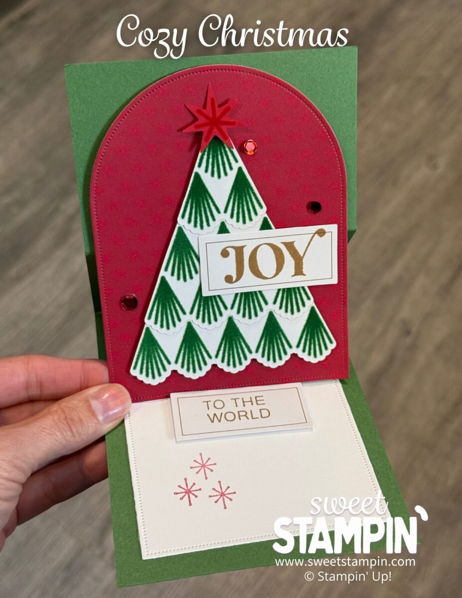 Christmas Tree Easel Card