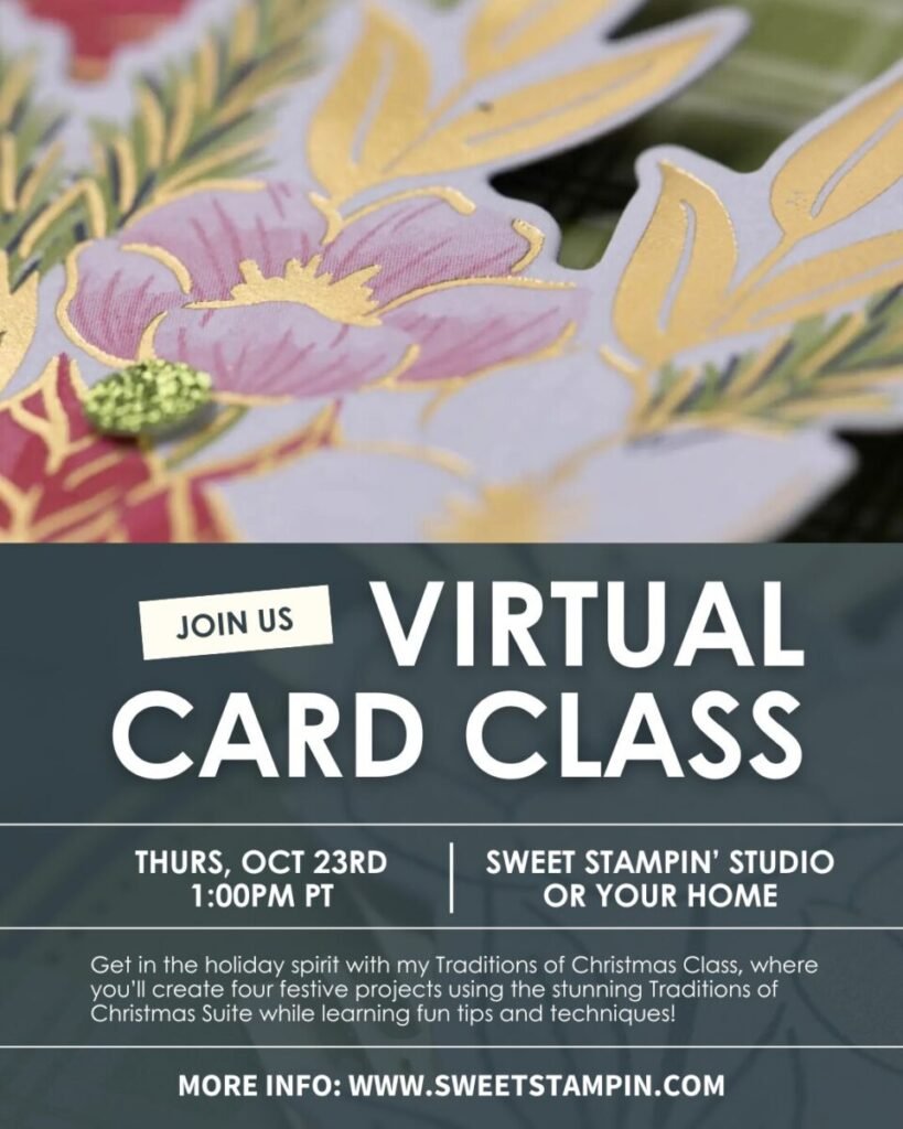 Traditions of Christmas Card Class