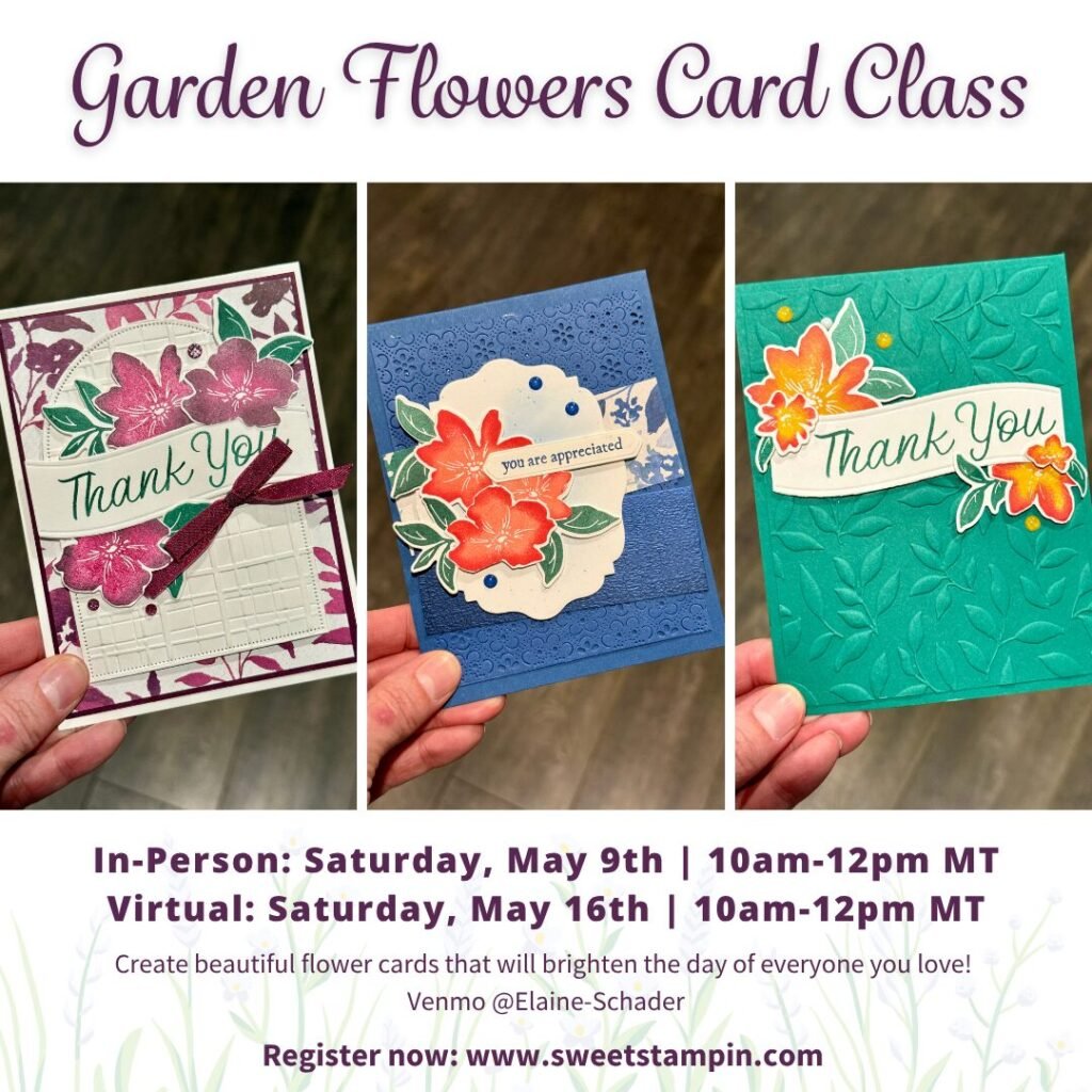 Garden Flowers Card Class
