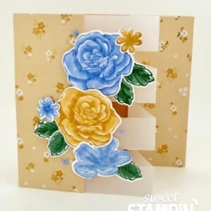 floating flower card