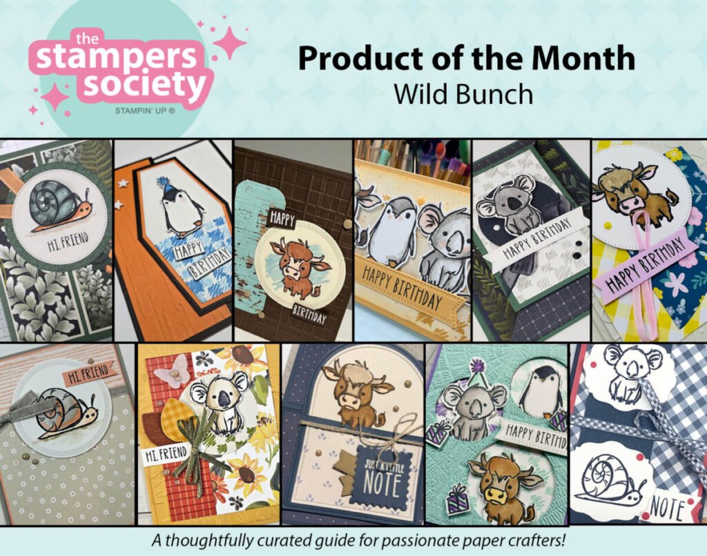 Stampers Society Wild Bunch June 2026 POM Collage