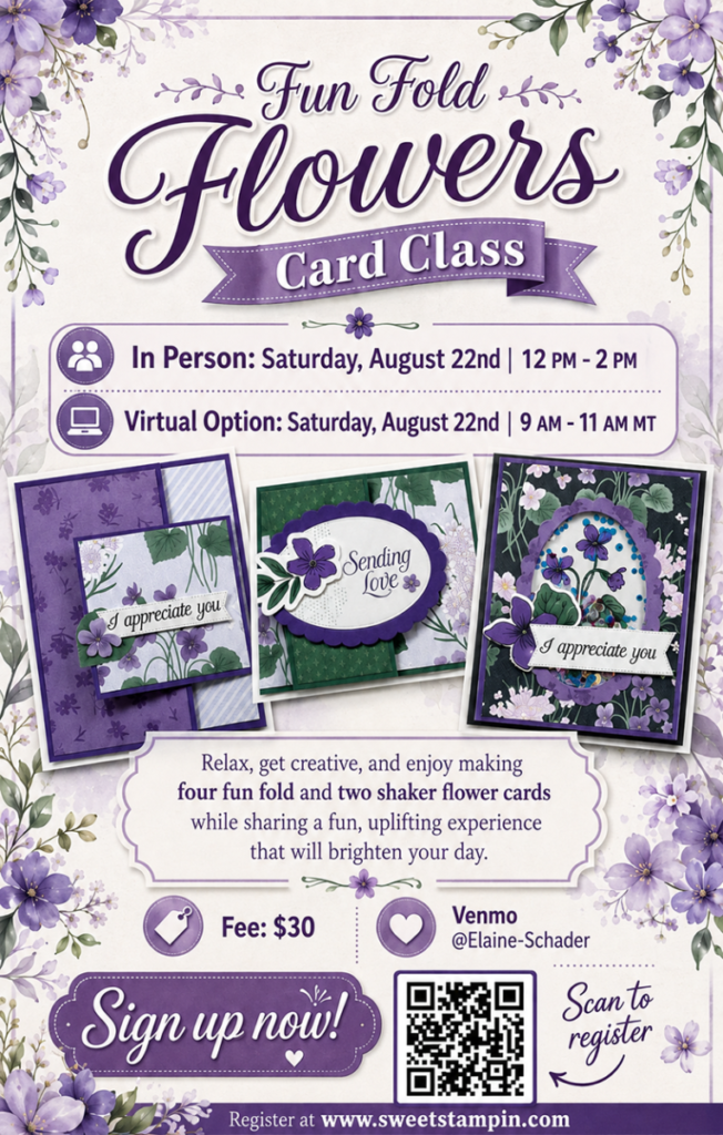 fun folds flower class