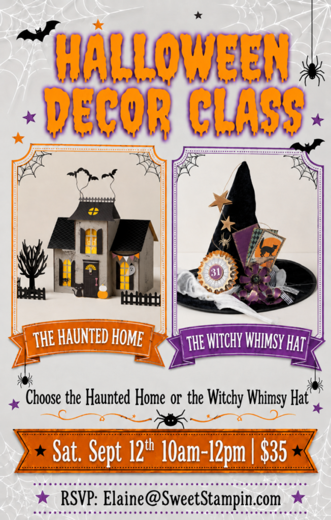 halloween decor class