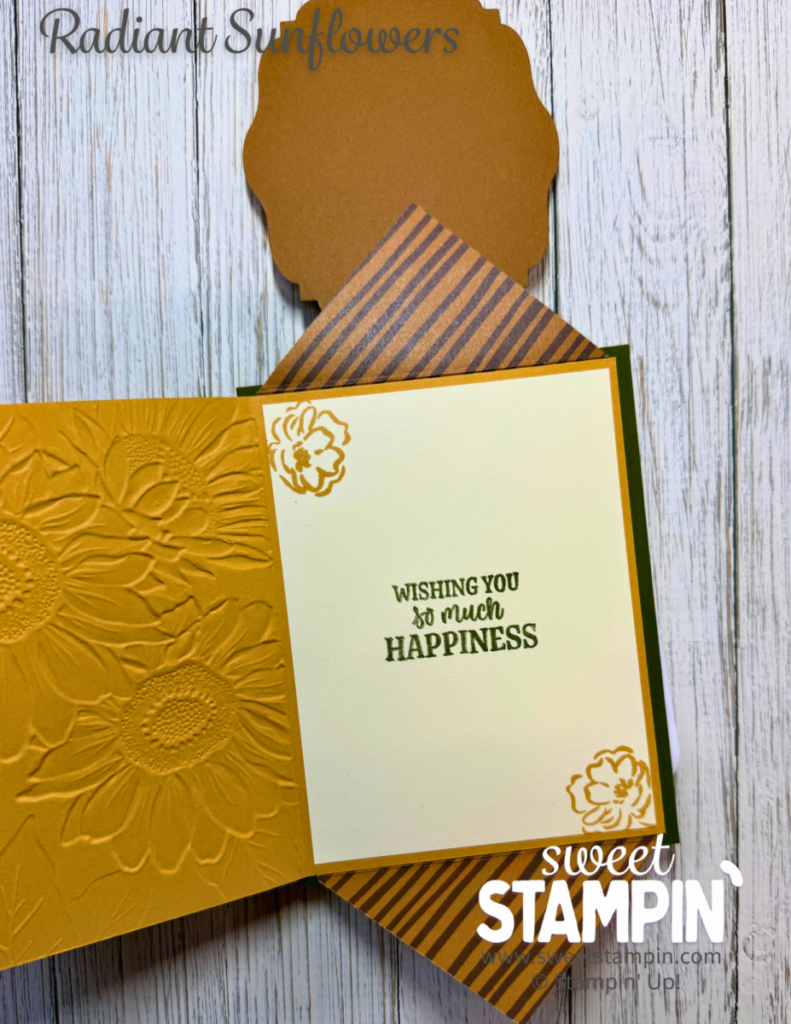 Diamond flap card