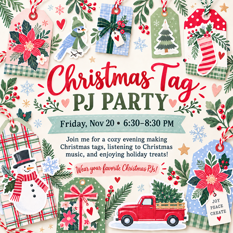 Christmas Tags & PJ Party