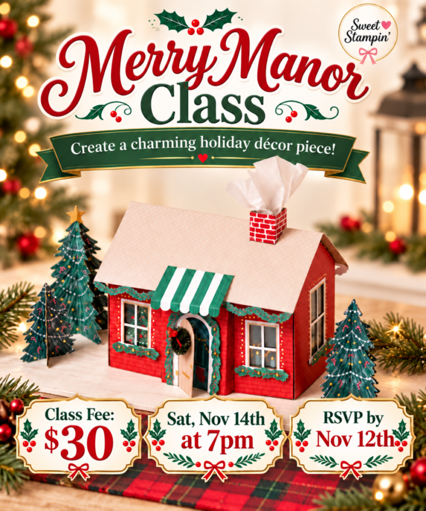 Merry Manor Christmas Craft Class