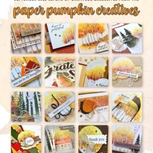 September 2026 Aspens of Gratitude Paper Pumpkin Creatives Tutorials